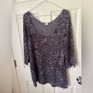 Poetry Lavender Patterned Top